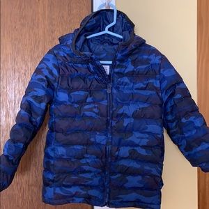 Gap kids toddler boys 5 puffer jacket camo